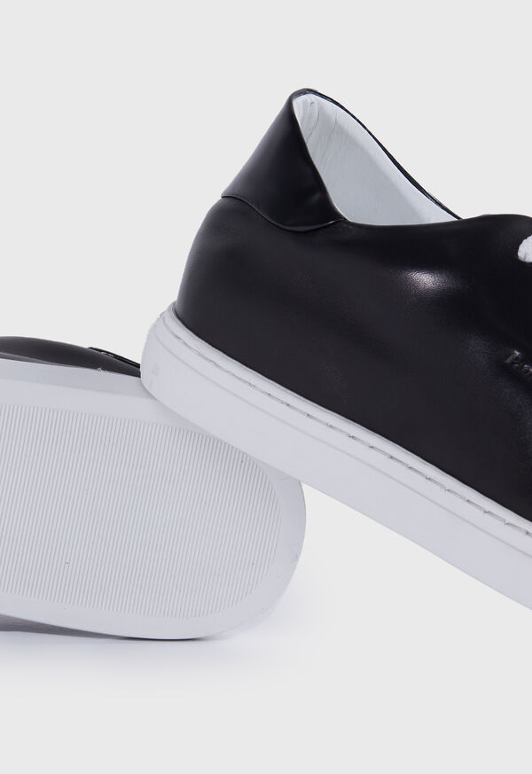Paul Stuart Homer Leather Black | NZ_PAUL43593