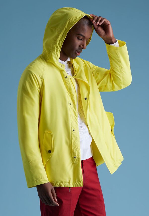 Paul Stuart Hooded Parka Yellow | NZ_PAUL46831