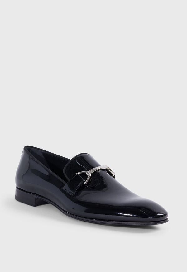 Paul Stuart Horatio Patent Leather Black | NZ_PAUL51612