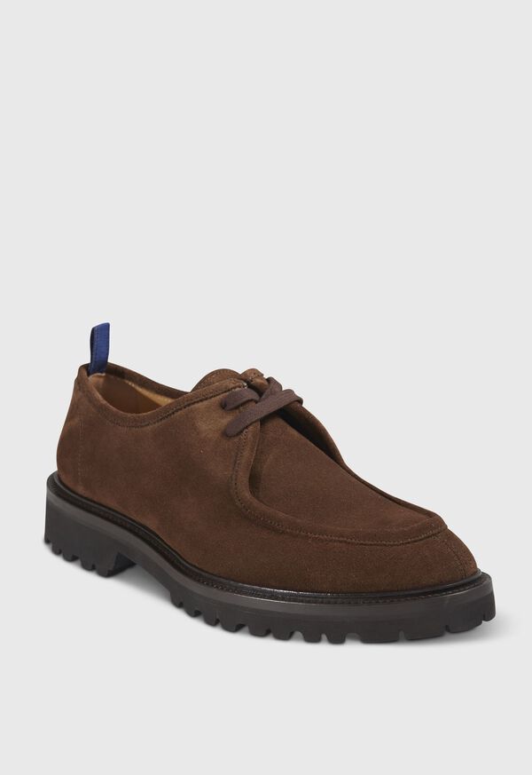 Paul Stuart Hughes II Derby Suede Brown | NZ_PAUL80514