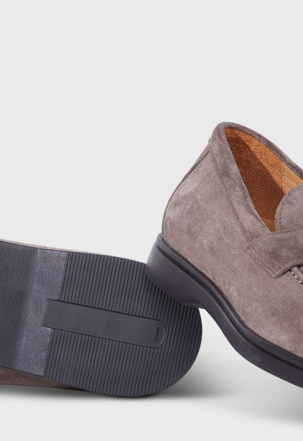 Paul Stuart Hugo Suede Penny Brown | NZ_PAUL36219