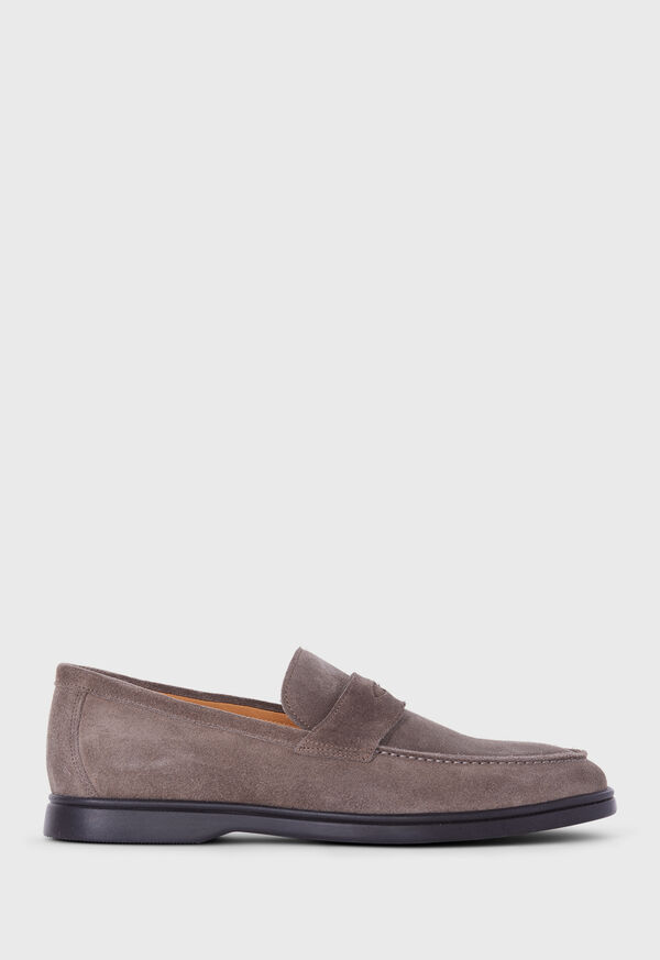 Paul Stuart Hugo Suede Penny Brown | NZ_PAUL36219