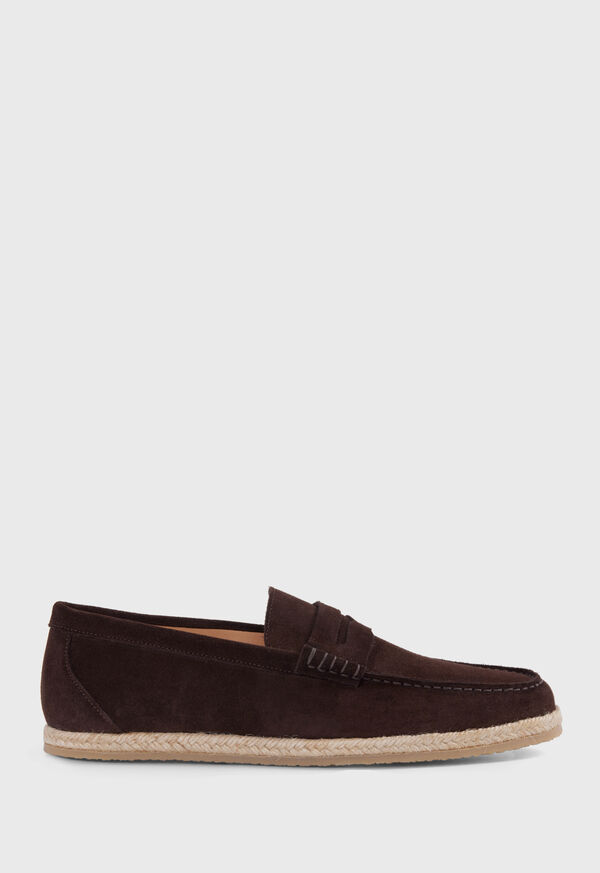 Paul Stuart Huxley Suede Penny Brown | NZ_PAUL35057
