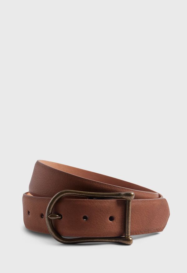 Paul Stuart Leather with Brass Brown | NZ_PAUL78648