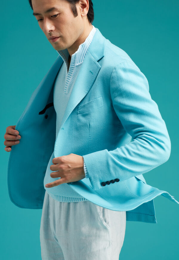 Paul Stuart Light Blue Cashmere Soft Light Blue | NZ_PAUL51086