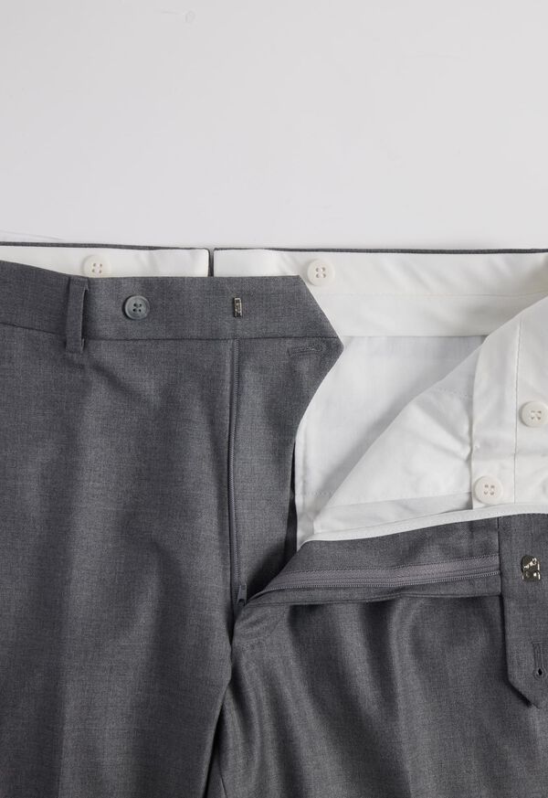 Paul Stuart Light Grey Super 110s Grey | NZ_PAUL19154