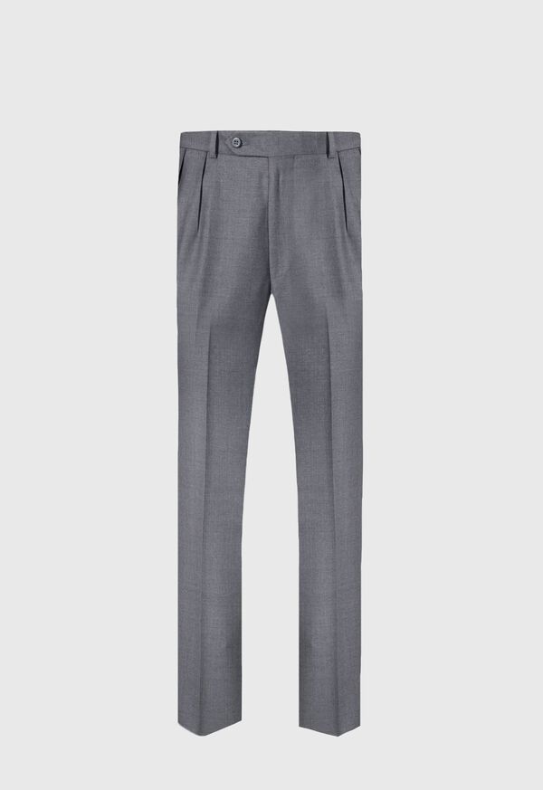 Paul Stuart Light Grey Super 110s Grey | NZ_PAUL19154