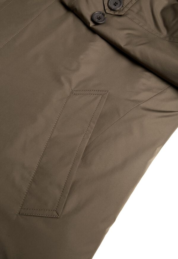 Paul Stuart Lightweight Raincoat Olive | NZ_PAUL80240