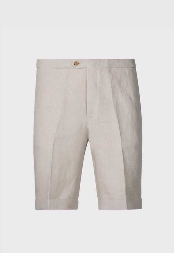Paul Stuart Linen Bermuda Beige | NZ_PAUL23626
