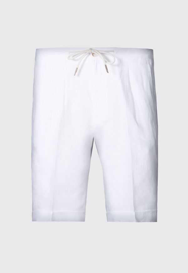 Paul Stuart Linen Drawstring White | NZ_PAUL94503