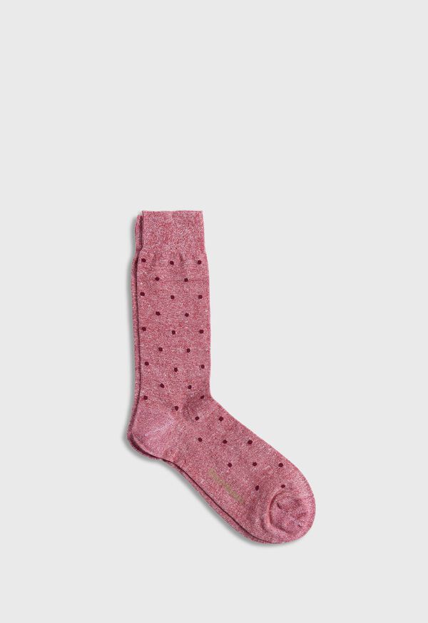 Paul Stuart Linen Mélange Dotted Rose | NZ_PAUL13892