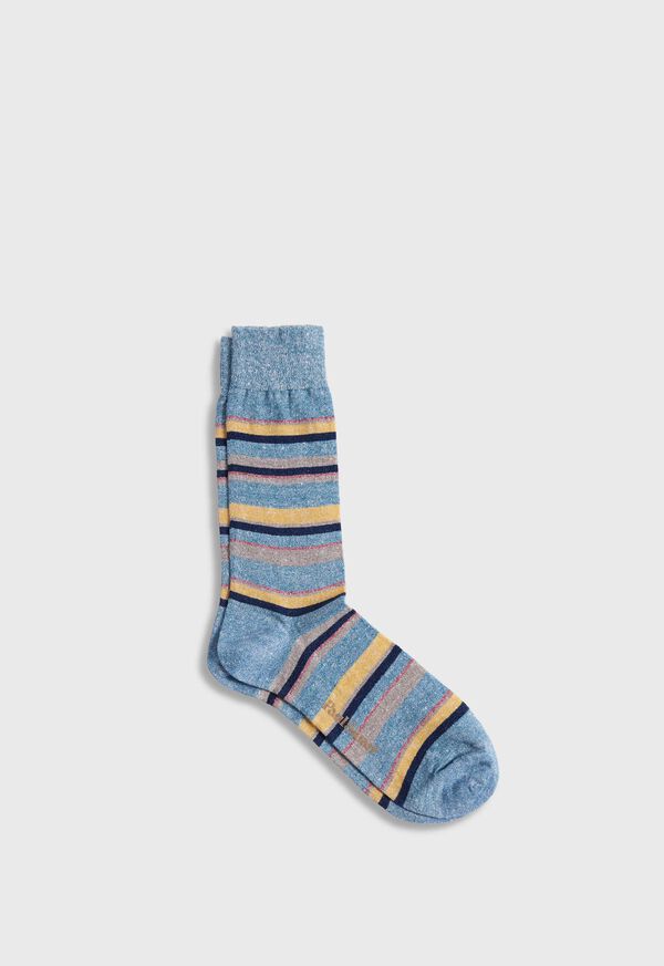Paul Stuart Linen Mélange Striped Multicolor | NZ_PAUL40589
