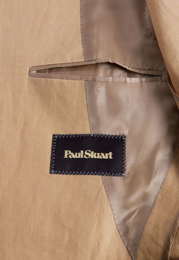 Paul Stuart Linen Shawl Collar Dinner Brown | NZ_PAUL56146