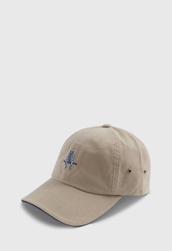 Paul Stuart Logo Baseball Cap Khaki | NZ_PAUL10419