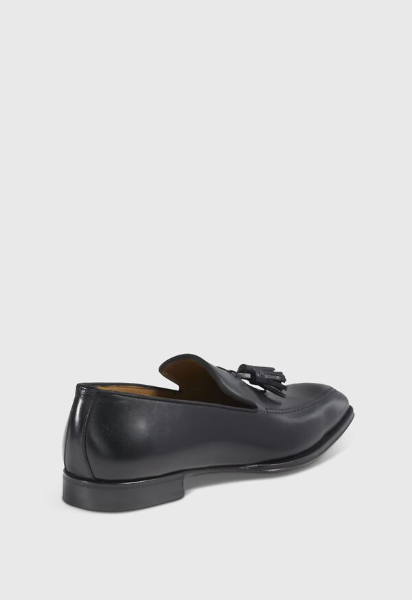 Paul Stuart Major Leather Tassel Black | NZ_PAUL23487