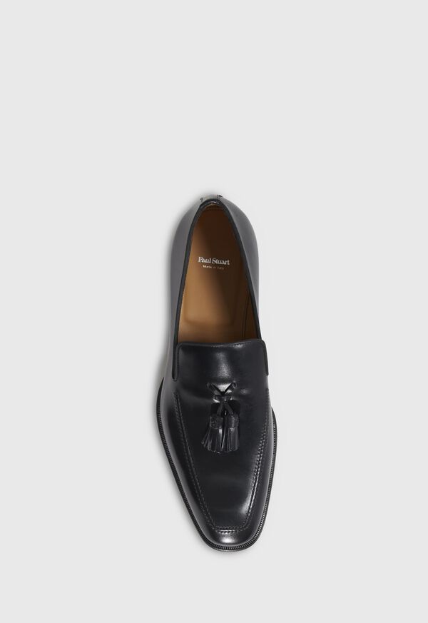 Paul Stuart Major Leather Tassel Black | NZ_PAUL23487