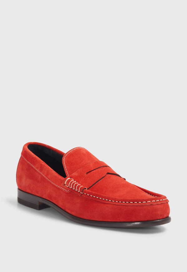 Paul Stuart Mason Suede Red | NZ_PAUL44968