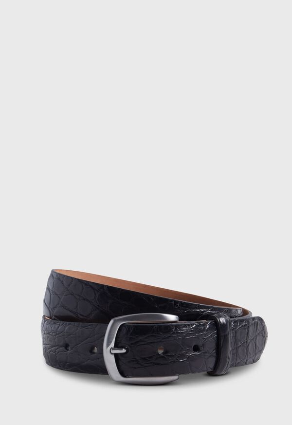 Paul Stuart Matte Alligator Black | NZ_PAUL46536