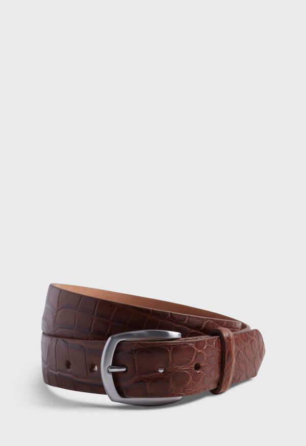 Paul Stuart Matte Alligator Brown | NZ_PAUL29106