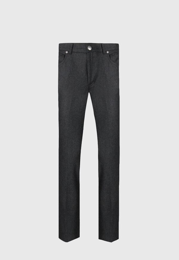 Paul Stuart Merino Wool Five Pocket Olive | NZ_PAUL37126