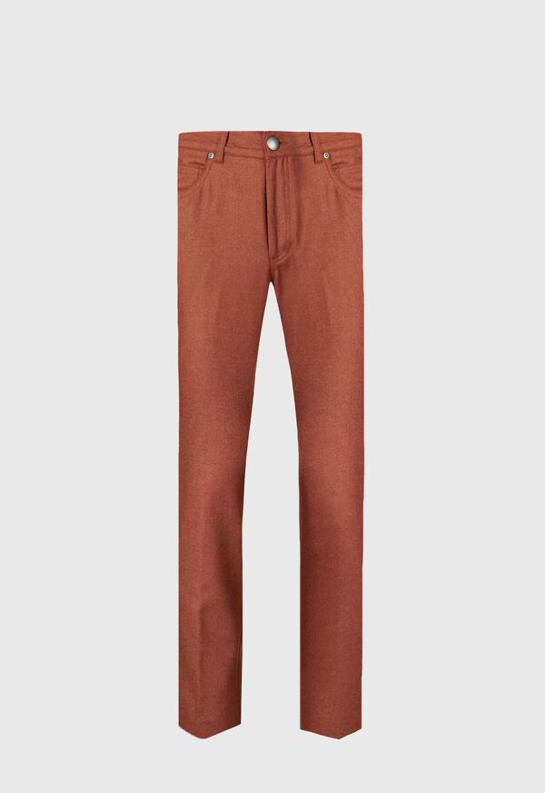 Paul Stuart Merino Wool Five Pocket Red | NZ_PAUL42318