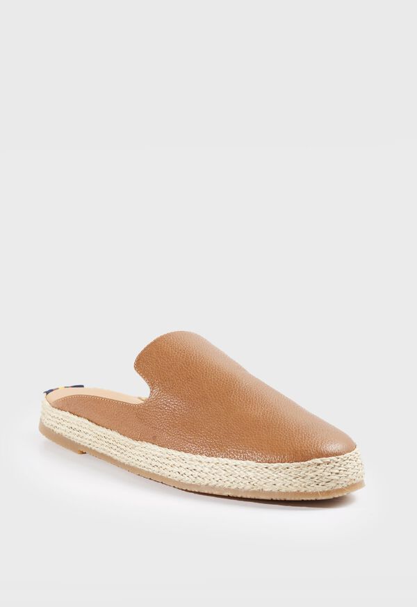 Paul Stuart Miami Leather Espadrille Brown | NZ_PAUL17037