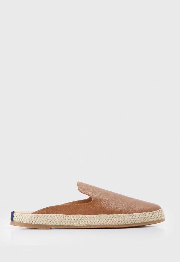 Paul Stuart Miami Leather Espadrille Brown | NZ_PAUL17037