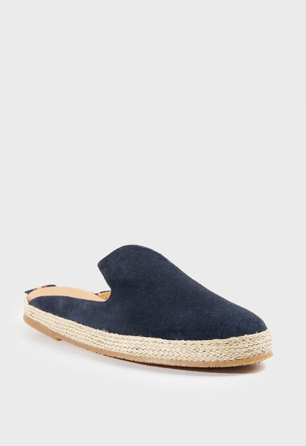 Paul Stuart Miami Suede Espadrille Navy | NZ_PAUL54017