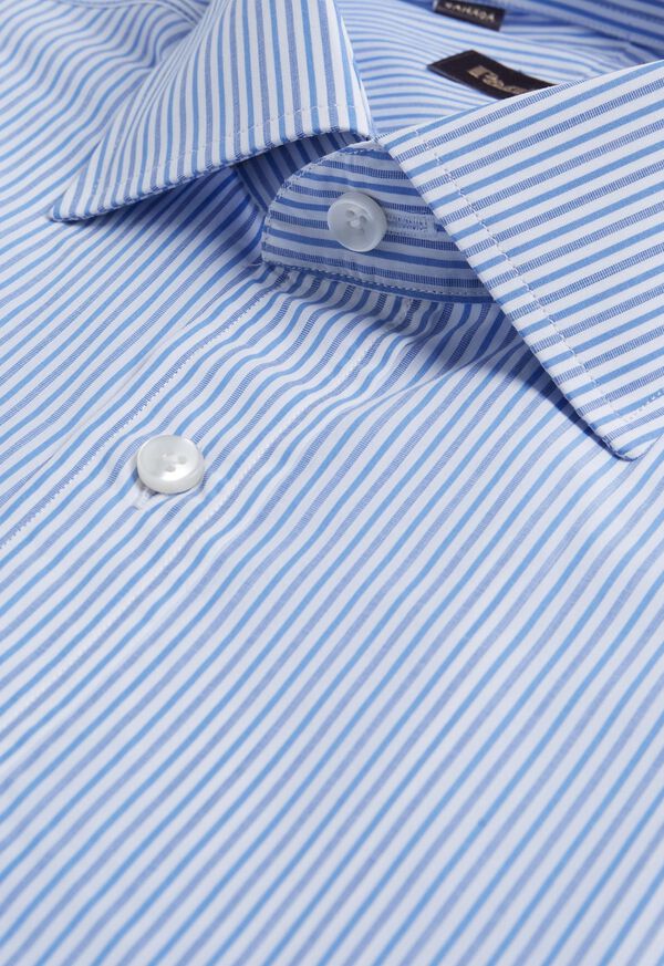 Paul Stuart Narrow Stripe Slim Fit Light Blue | NZ_PAUL57629
