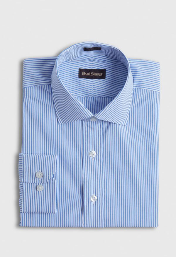Paul Stuart Narrow Stripe Slim Fit Light Blue | NZ_PAUL57629