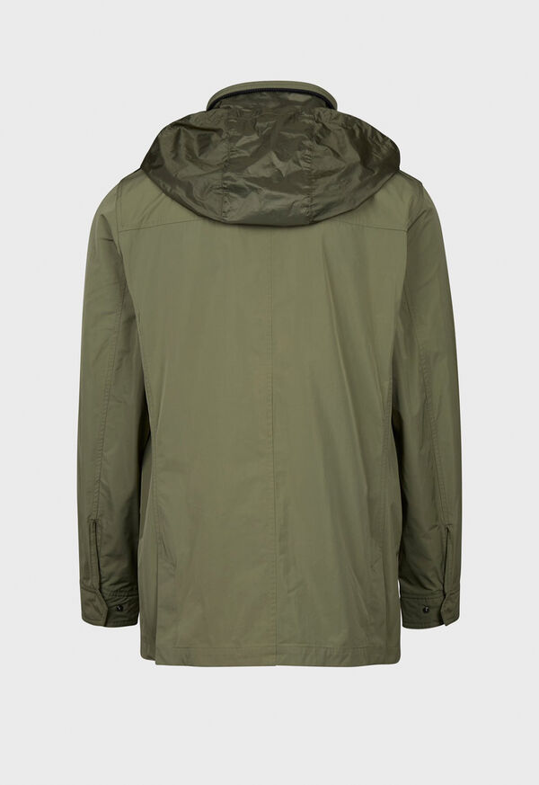 Paul Stuart Nylon Field Jacket Olive | NZ_PAUL23554