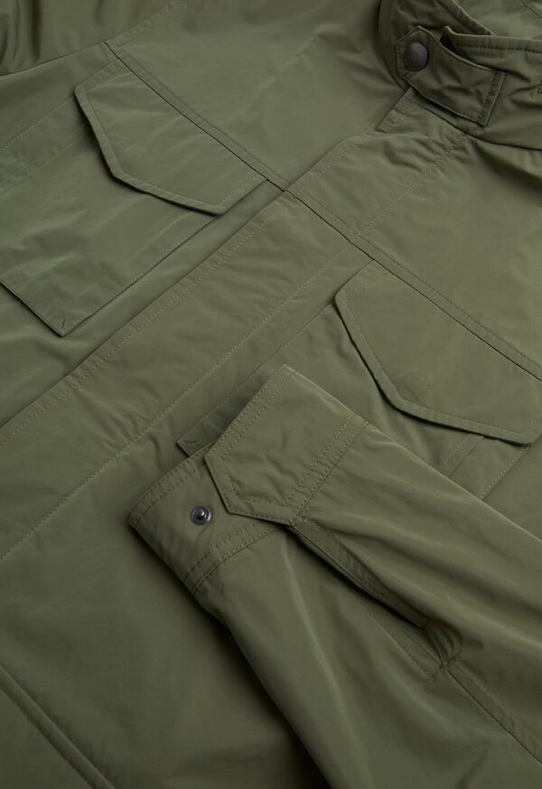 Paul Stuart Nylon Field Jacket Olive | NZ_PAUL23554