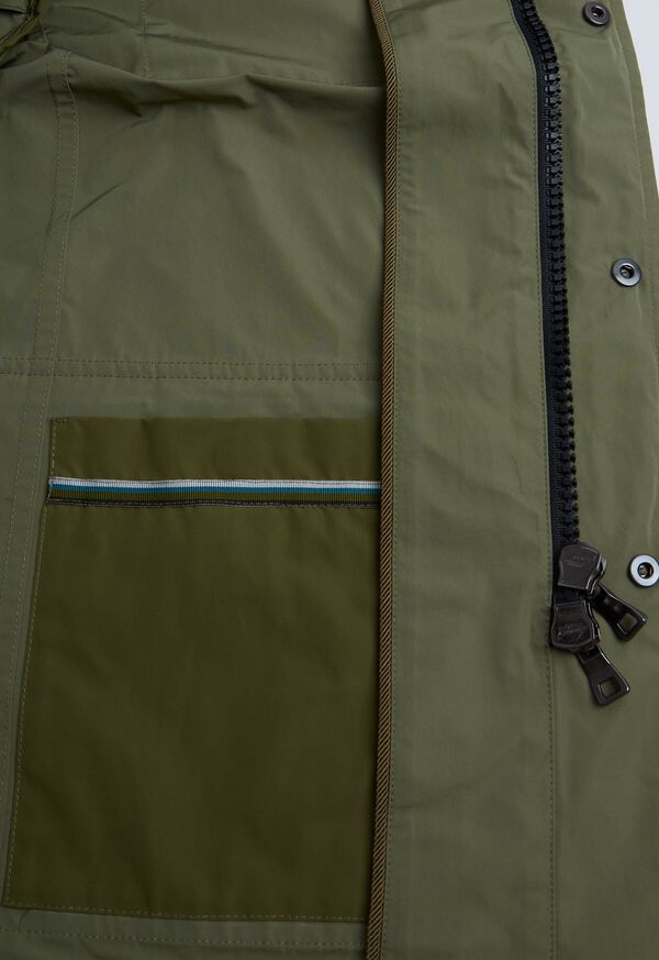 Paul Stuart Nylon Field Jacket Olive | NZ_PAUL23554