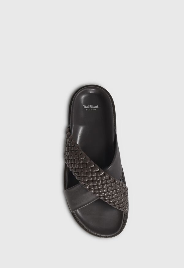 Paul Stuart Palau Woven Leather Dark Brown | NZ_PAUL96866