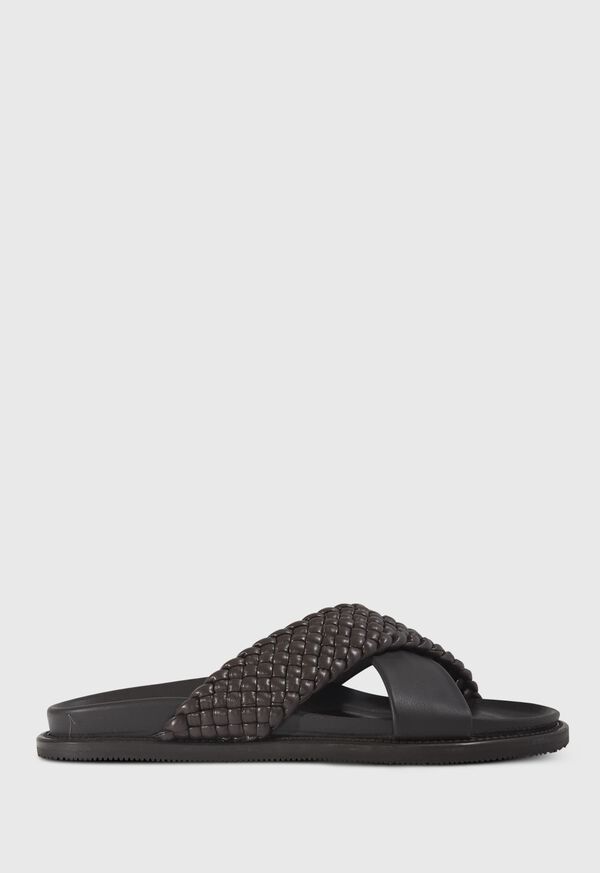 Paul Stuart Palau Woven Leather Dark Brown | NZ_PAUL96866