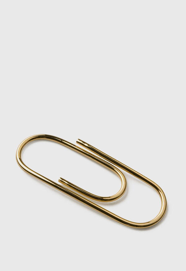 Paul Stuart Paper Clip Money Clip Gold | NZ_PAUL15277
