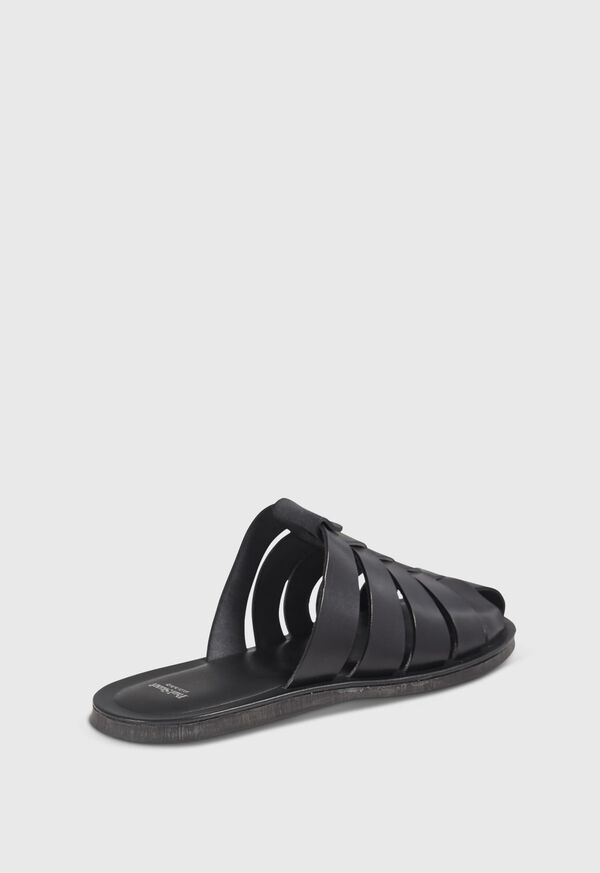 Paul Stuart Paradiso Leather Fisherman Black | NZ_PAUL76820