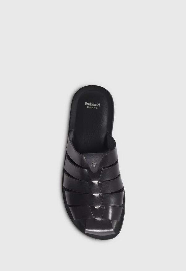 Paul Stuart Paradiso Leather Fisherman Black | NZ_PAUL76820