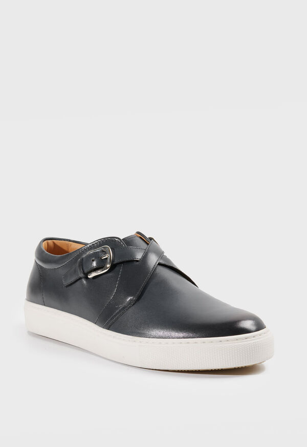 Paul Stuart Paulo Leather Grey | NZ_PAUL20805