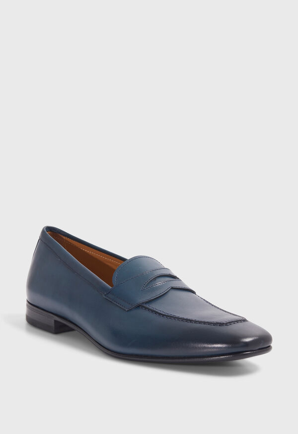 Paul Stuart Penny Leather Navy | NZ_PAUL99304