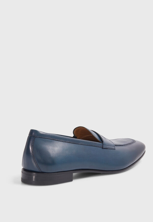 Paul Stuart Penny Leather Navy | NZ_PAUL99304