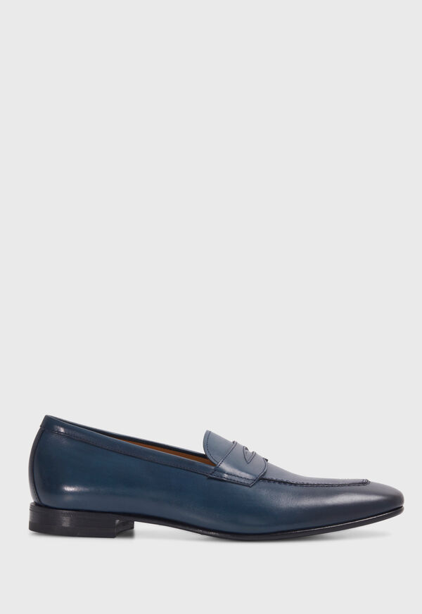 Paul Stuart Penny Leather Navy | NZ_PAUL99304