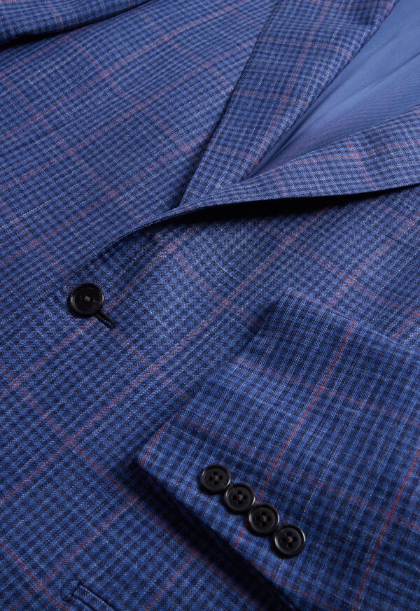 Paul Stuart Plaid Andrew Blue / Red | NZ_PAUL11457