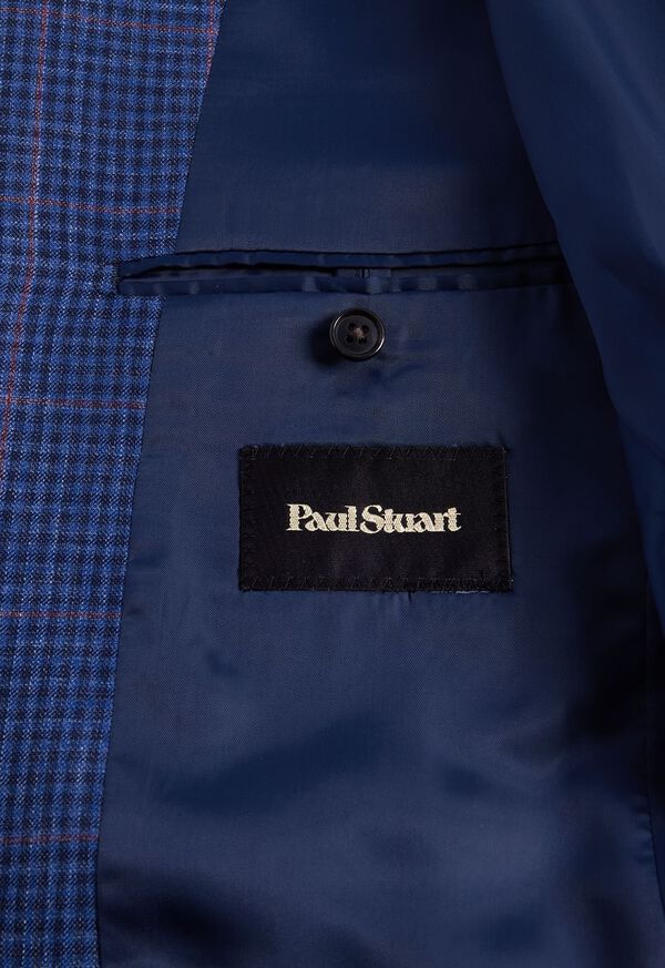Paul Stuart Plaid Andrew Blue / Red | NZ_PAUL11457