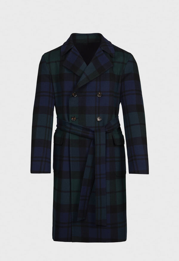 Paul Stuart Plaid Double Face Blue / Green | NZ_PAUL26023