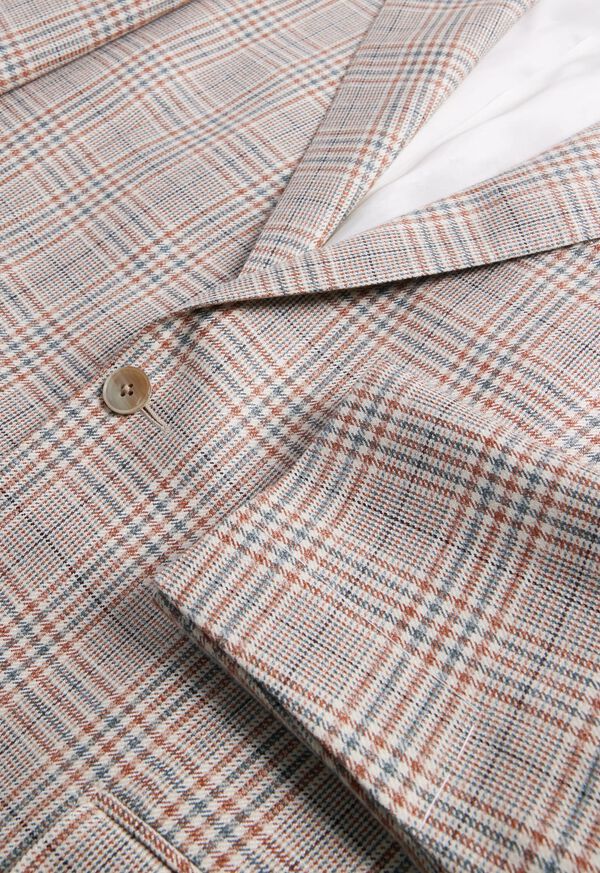 Paul Stuart Plaid Summer Brown / Olive | NZ_PAUL66786