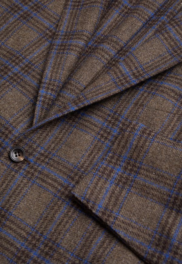 Paul Stuart Plaid Wool Soft Constructed Light Blue | NZ_PAUL17499