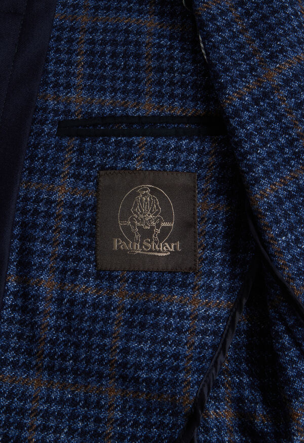 Paul Stuart Plaid with Removable Vest Blue | NZ_PAUL33684