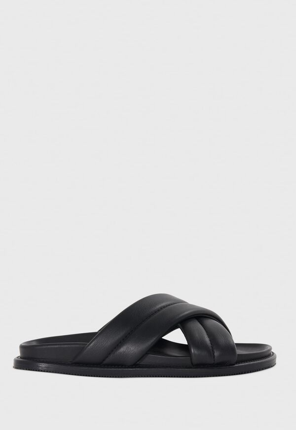 Paul Stuart Porto Leather Crossover Black | NZ_PAUL35391