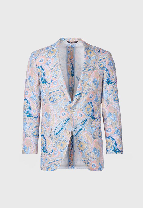Paul Stuart Printed Floral Linen Multicolor | NZ_PAUL12007